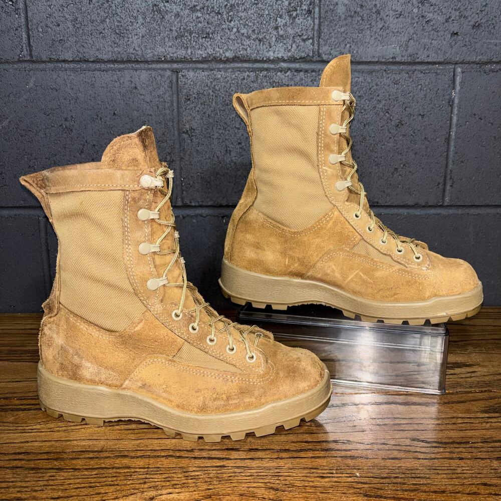 McRae Military Issue Desert Combat Boots Men’s 8.5 W Vibram Sole USA Made